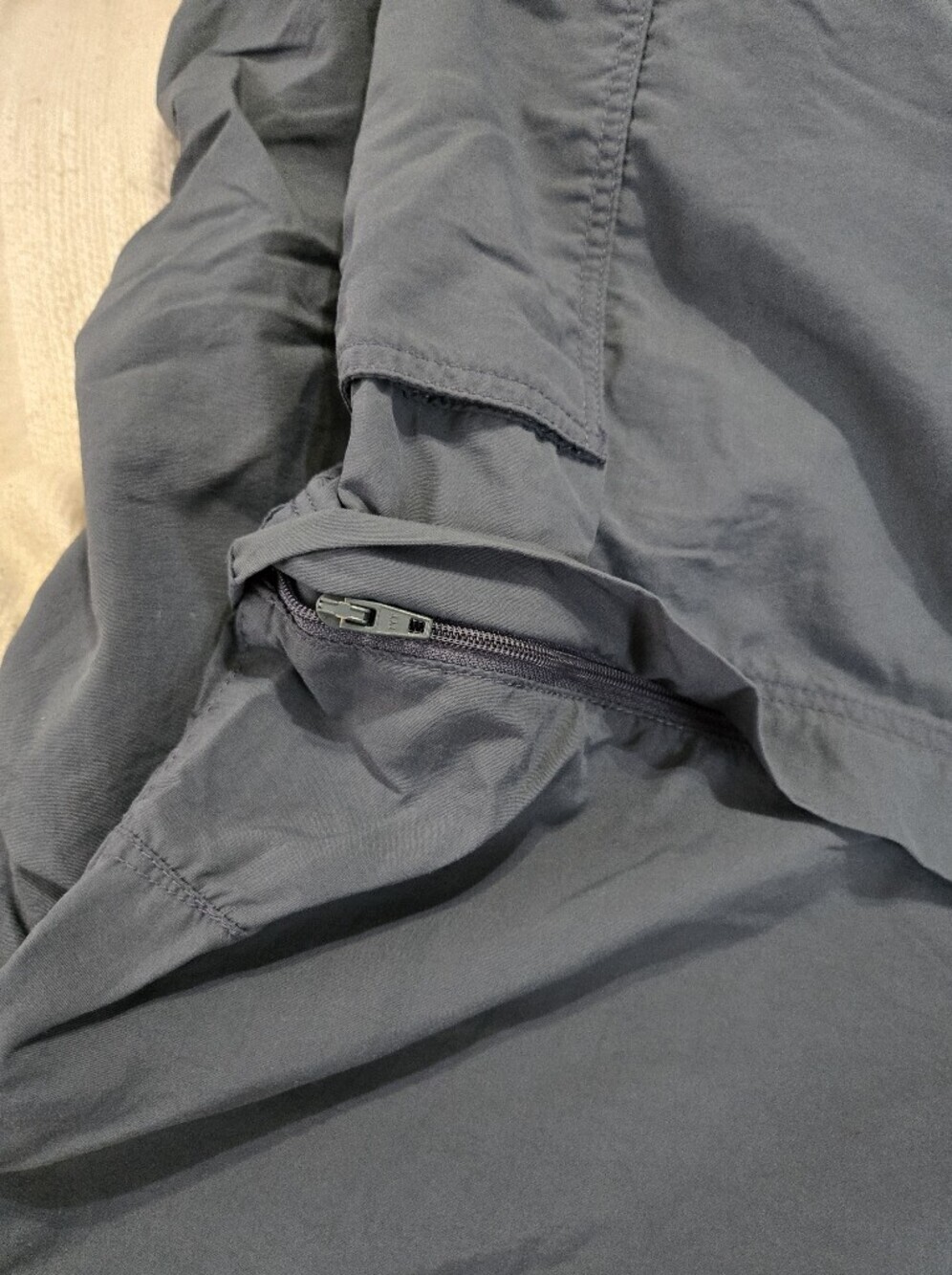 REI Women's Slate Blue Convertible Cargo Pants - Picture 7 of 8